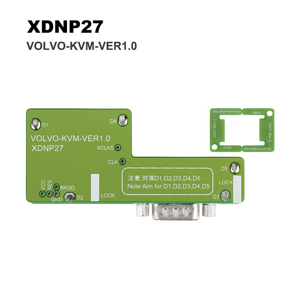 Xhorse Solder-Free Adapters and Cables Full Set XDNPP0CH 16pcs Work with VVDI Prog/ MINI PROG and KEY TOOL PLUS