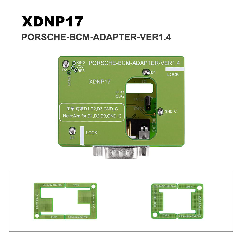 Xhorse Solder-Free Adapters and Cables Full Set XDNPP0CH 16pcs Work with VVDI Prog/ MINI PROG and KEY TOOL PLUS