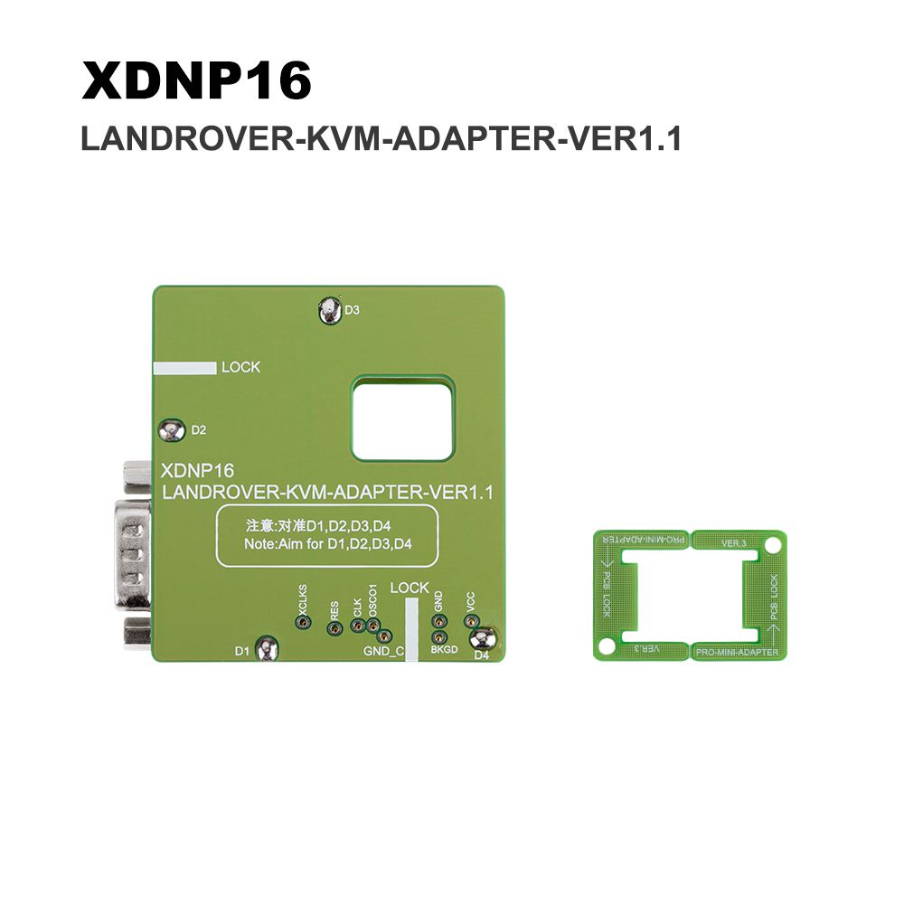 Xhorse Solder-Free Adapters and Cables Full Set XDNPP0CH 16pcs Work with VVDI Prog/ MINI PROG and KEY TOOL PLUS