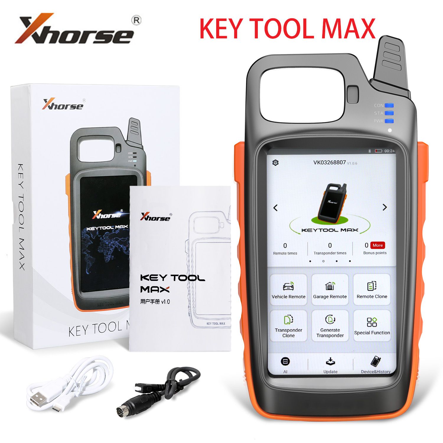 Xhorse VVDI Key Tool Max with VVDI MINI OBD Tool Support Bluetooth