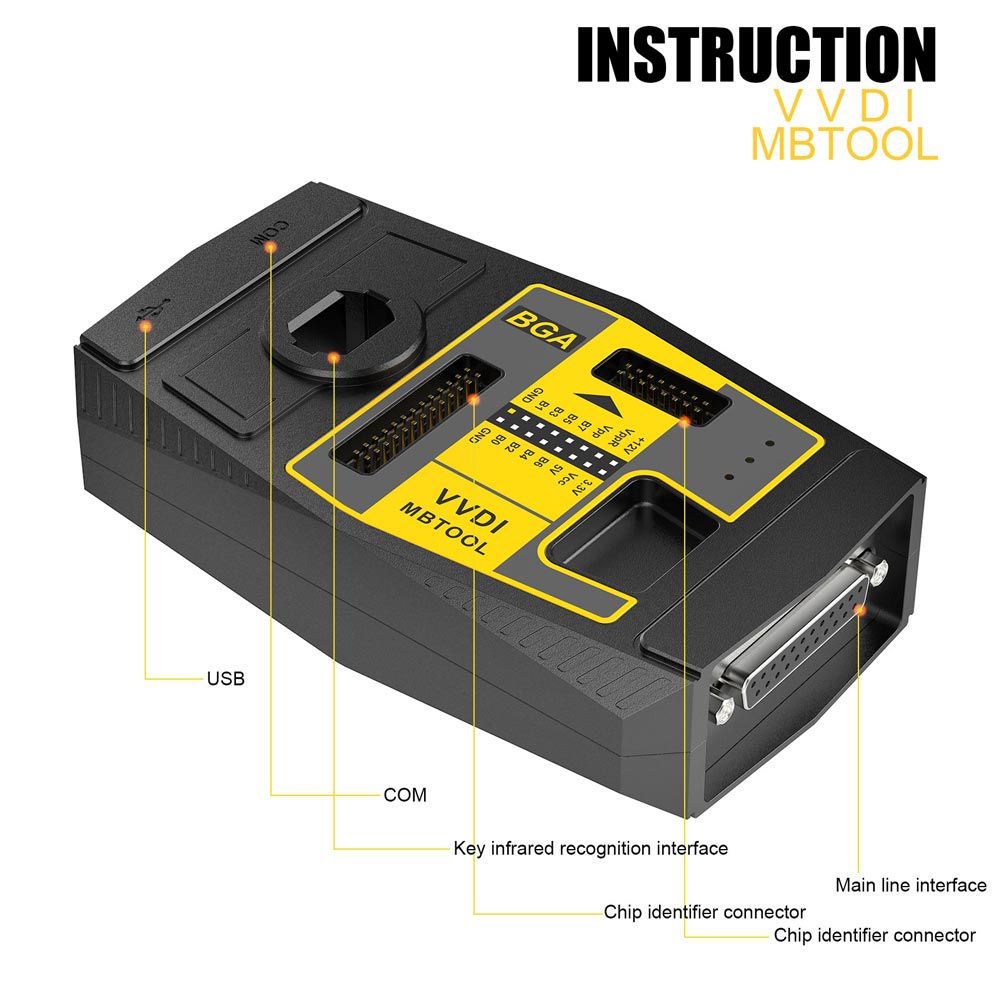  Original Xhorse VVDI MB BGA Tool Benz Key Programmer Including BGA Calculator Function