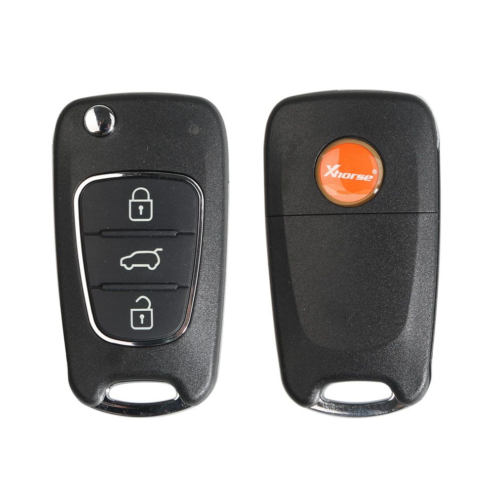 Xhorse XKHY02EN Wire Remote Key Hyundai Flip 3 Buttons English 5pcs/lot