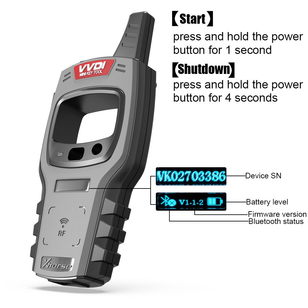 2023 Newest Xhorse VVDI XDKTMGEN MINI Key Tool Global Version With Copy 48 Transponder (96 bit)  Function No Tokens