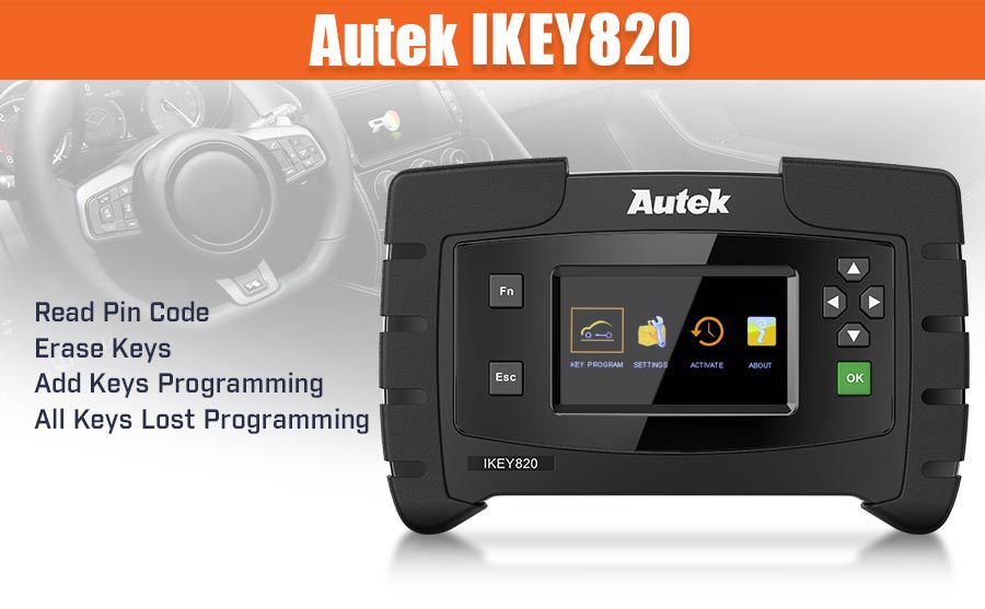 Autek IKey820 OBD2 Car Key Programmer