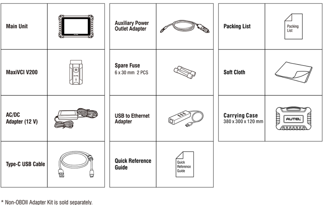 Autel MaxiCOM MK906 Pro-TS Package