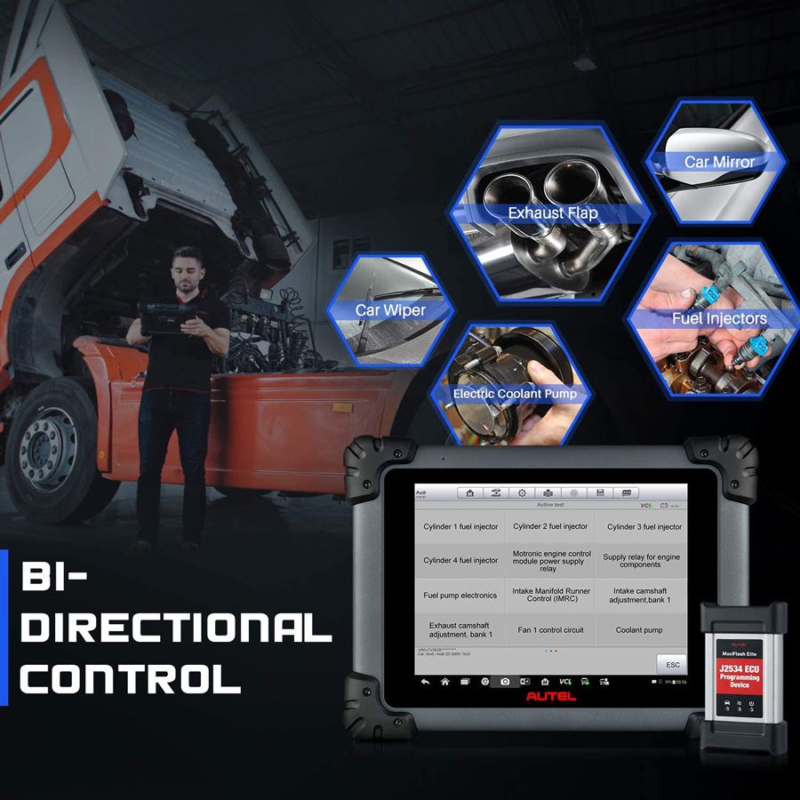 Autel MS908cv Bi-Directional Control 