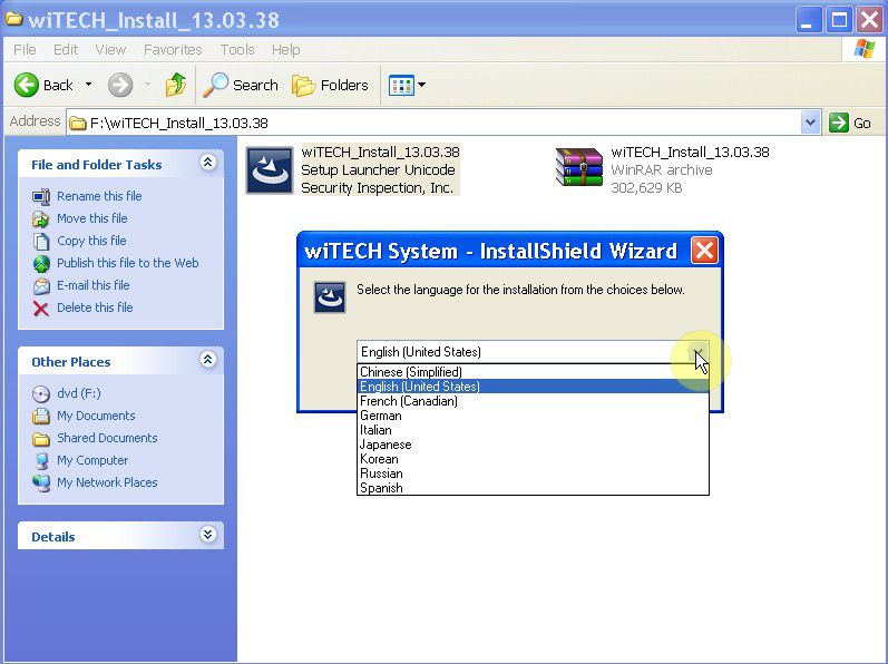 chrysler diagnostic tool witech pod language