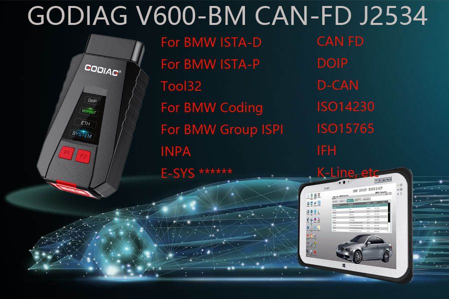 GODIAG V600-BM BMW Diagnostic and Programming Tool