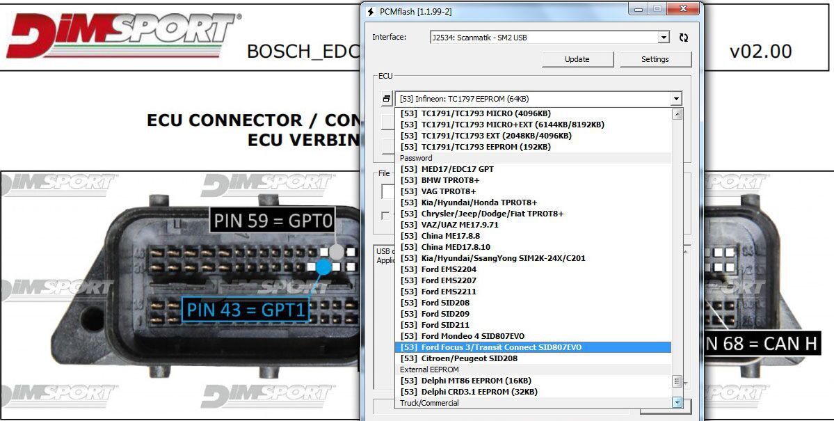 KTM BENCH ECU Programmer Software