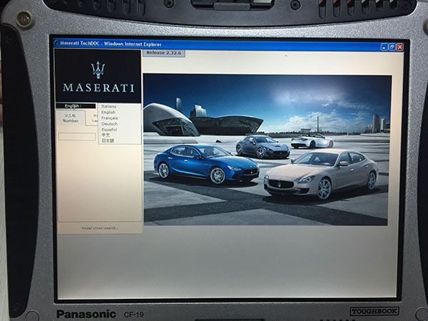 MDVCI Maserati Detector Software