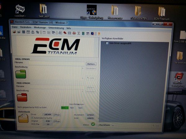 ECM TITANIUM 1.62 with 18475 Driver