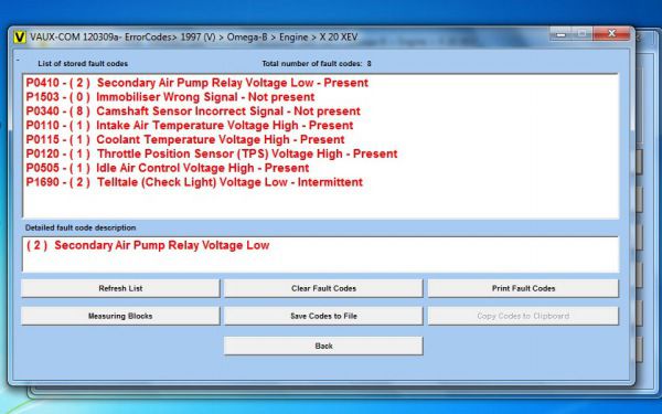 Opcom OP-Com 2010 V Can OBD2 for OPEL Firmware Software  Display 6