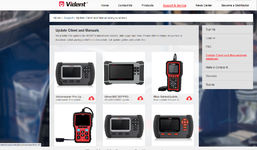 VIDENT ISMART807PRO Update