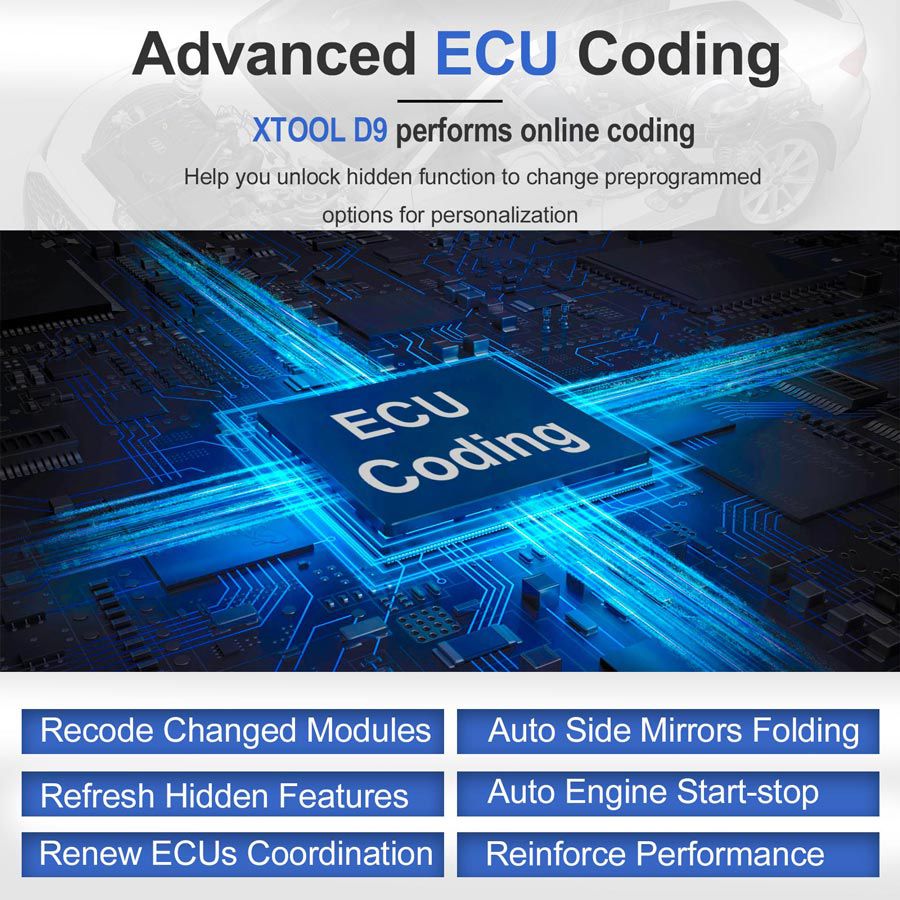 XTOOL D9 Automotive Scan Tool 